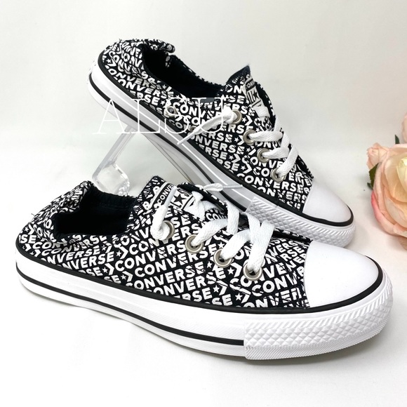 BLACK FRIDAY 🔥 Converse Ctas Shoreline Slip Canvas Black/Women's Logo 565544F - Picture 3 of 8